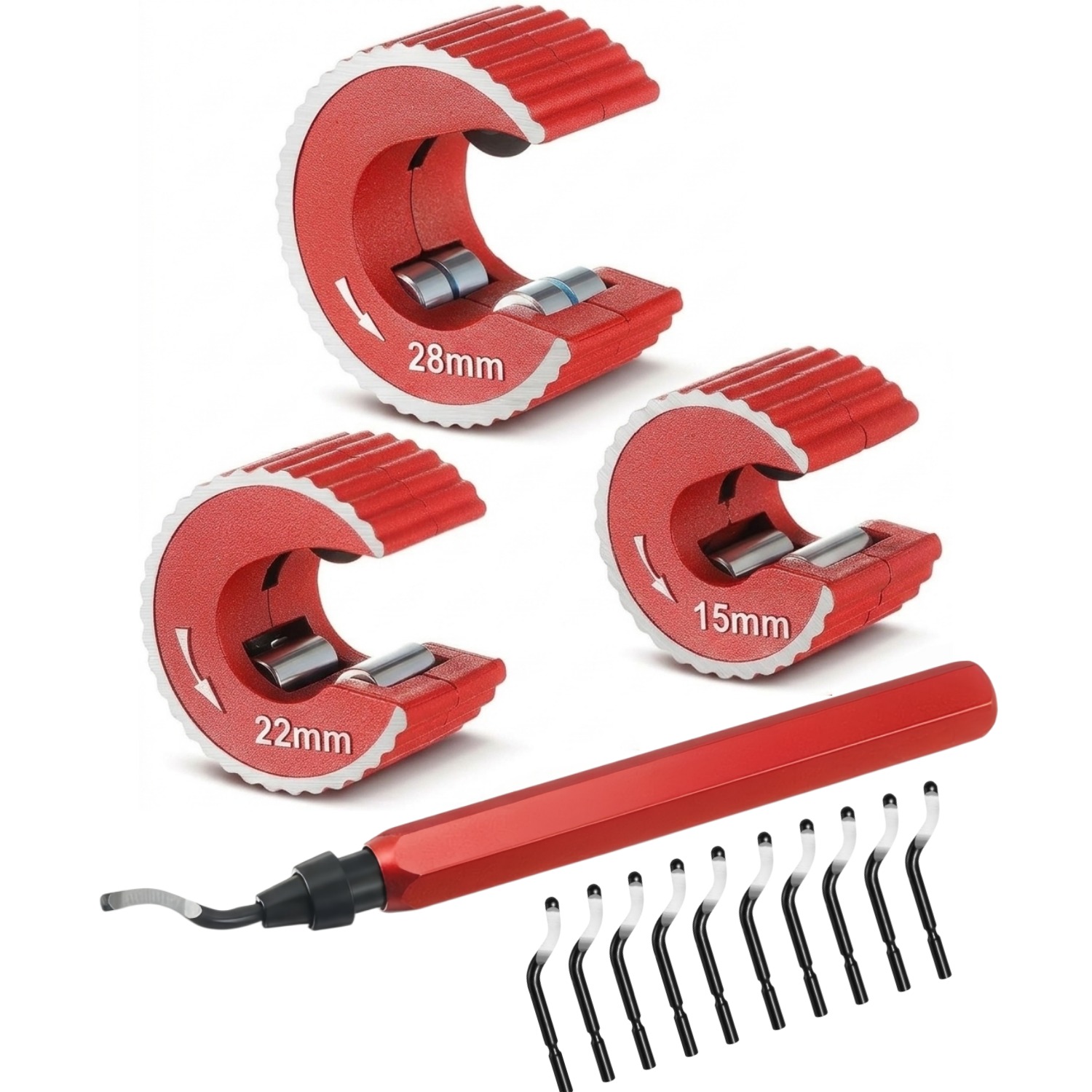 Koperen buisafsnijderset 3-del - Pipe Cutter Ratchet recensie en prijs
